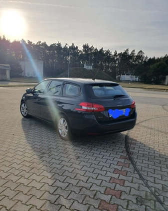 Peugeot 308 cena 34000 przebieg: 168353, rok produkcji 2017 z Milicz małe 79